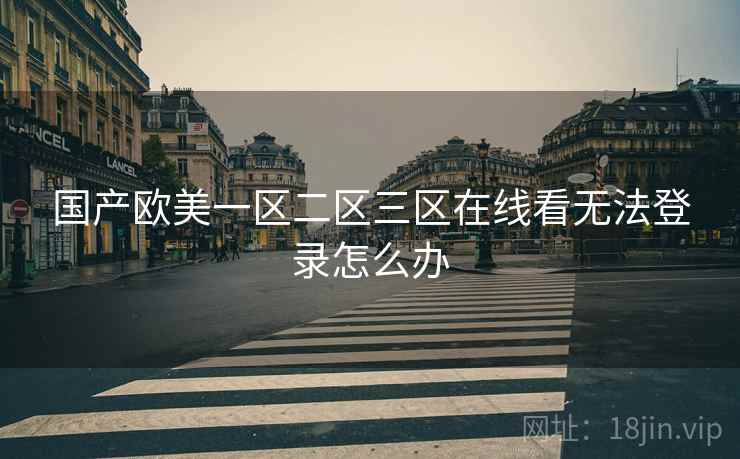 国产欧美一区二区三区在线看无法登录怎么办