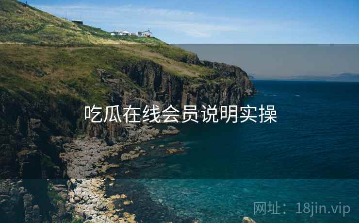 吃瓜在线会员说明实操
