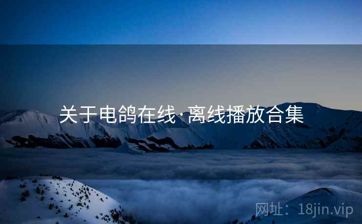 关于电鸽在线·离线播放合集